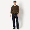 imageAmazon Essentials Mens RelaxedFit MultiColor Heavyweight Crewneck Pullover SweaterDark Brown Marl