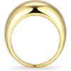 imageAmazon Essentials Womens Dome Band Ring Gold or Silver PlatedYELLOW