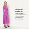 imageAmazon Essentials Womens Fit and Flare LongSleeved Short Maxi DressFuchsia