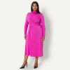 imageAmazon Essentials Womens Fit and Flare LongSleeved Short Maxi DressFuchsia