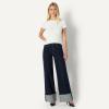 imageAmazon Essentials Womens HighRise Wide Leg Cuffed JeanRinse