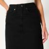 imageAmazon Essentials Womens Low Stretch RegularFit HighRise Long Jean SkirtBlack