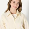 imageAmazon Essentials Womens OversizedFit Cotton Stretch Poplin ButtonDown Dress ShirtCream