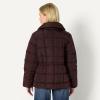 imageAmazon Essentials Womens OversizedFit Square Quilted Puffer Jacket with Adjustable WaistDark Maroon