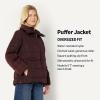 imageAmazon Essentials Womens OversizedFit Square Quilted Puffer Jacket with Adjustable WaistDark Maroon