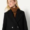 imageAmazon Essentials Womens RegularFit Double Breasted WoolBlend Longline CoatBlack