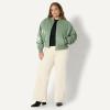 imageAmazon Essentials Womens RelaxedFit Bomber JacketSage Green