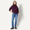 imageAmazon Essentials Womens RelaxedFit Cotton Blend Turtleneck Pullover SweaterBurgundy