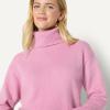 imageAmazon Essentials Womens RelaxedFit Cotton Blend Turtleneck Pullover SweaterMauve