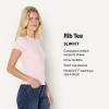 imageAmazon Essentials Womens SlimFit Stretch Rib ShortSleeve TeePastel Lilac