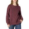 imageAmazon Essentials Demis Pick Womens OversizedFit MultiColor Heavyweight Crewneck SweaterBurgundy Marl