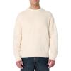 imageAmazon Essentials Mens RelaxedFit Cotton Blend Textured Crewneck Pullover SweaterOatmeal Heather