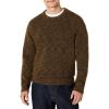 imageAmazon Essentials Mens RelaxedFit MultiColor Heavyweight Crewneck Pullover SweaterDark Brown Marl