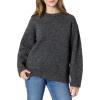 imageAmazon Essentials Womens OversizedFit Faux Mohair Crewneck SweaterCharcoal Heather