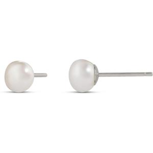 imageAmazon Essentials 14K Gold Plated Sterling Silver Freshwater Pearl StudSilver