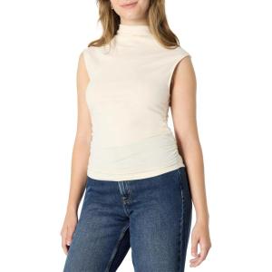 imageAmazon Essentials Demis Pick Womens SlimFit Sleeveless HighNeck TopCream