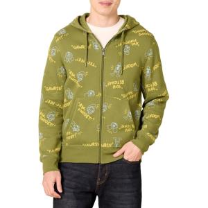 imageAmazon Essentials Disney  Marvel  Star Wars Mens Fleece FullZip Hoodie Sweatshirts  Discontinued ColorsMickey and Friends
