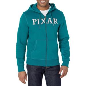 imageAmazon Essentials Disney  Marvel  Star Wars Mens Fleece FullZip Hoodie Sweatshirts  Discontinued ColorsPixar Logo