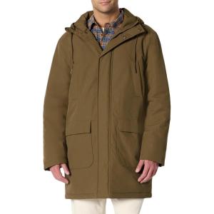 imageAmazon Essentials Mens Modern OversizedFit Heavyweight Parka JacketDark Tobacco Brown