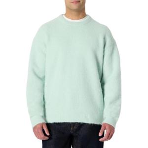 imageAmazon Essentials Mens RelaxedFit Faux Mohair Crewneck Pullover SweaterPastel Green