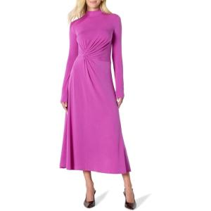 imageAmazon Essentials Womens Fit and Flare LongSleeved Short Maxi DressFuchsia