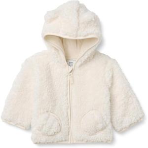 imageAmazon Essentials babyboys Hooded Sherpa JacketIvory