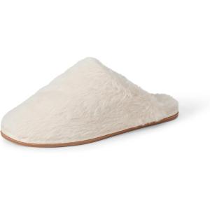 imageAmazon Essentials womens Fuzzy Plush SlippersIvory