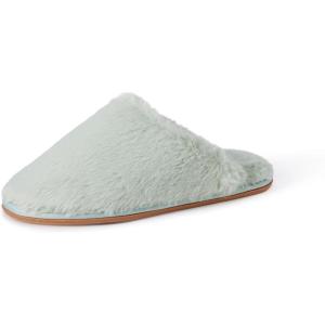 imageAmazon Essentials womens Fuzzy Plush SlippersMint Green