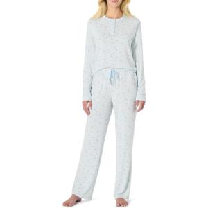 imageAmazon Essentials x Sofia Grainge Unisex Babies SnugFit Cotton Footed PajamasLight Blue Geese