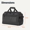 imageAmazon Essentials Lightweighted Carryon Duffel with Wet pocket amp Shoe Compartment 20 inches Black20 inches