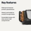 imageAmazon Essentials Lightweighted Carryon Duffel with Wet pocket amp Shoe Compartment 20 inches Black30 inches