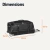 imageAmazon Essentials Lightweighted Carryon Duffel with Wet pocket amp Shoe Compartment 20 inches Black30 inches