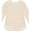 imageAmazon Essentials Unisex Babies Cotton Stretch Jersey Long Sleeve Bodysuit Previously Amazon Aware Pack of 3Beige MouseLight OrangePink Stripe