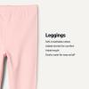 imageAmazon Essentials x Sofia Grainge Toddlers and Baby Girls Legging Pack of 3Bunny FacesPinkRound Trees