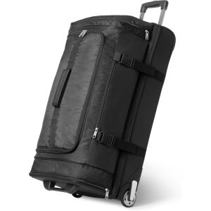imageAmazon Essentials Lightweighted Carryon Duffel with Wet pocket amp Shoe Compartment 20 inches Black30 inches