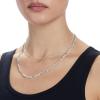 imageAmazon Essentials 5mm Plated Figaro Chain for Men or WomenSilver