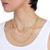 imageAmazon Essentials 5mm Plated Figaro Chain for Men or WomenYellow Gold