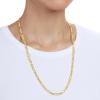 imageAmazon Essentials 5mm Plated Figaro Chain for Men or WomenYellow Gold
