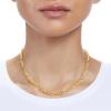 imageAmazon Essentials 5mm Plated Figaro Chain for Men or WomenYellow Gold