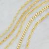 imageAmazon Essentials 5mm Plated Figaro Chain for Men or WomenYellow Gold