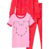 imageAmazon Essentials Disney  Marvel  Star Wars Babies Toddlers and Girls Pajama Set3piece Holiday Mickey Icon Lights