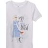 imageAmazon Essentials Disney  Marvel  Star Wars Babies Toddlers and Girls Pajama SetFrozenMagic