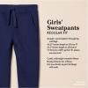 imageAmazon Essentials Girls and Toddlers Sweatpants Multipacks2pack TealNavy Stars