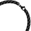 imageAmazon Essentials Mens 8 Black Chain BraceletOval