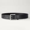 imageAmazon Essentials Mens Double Prong Leather BeltBlack