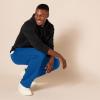 imageAmazon Essentials Mens Fleece Open Bottom Sweatpant Available in Big amp TallBlue