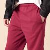 imageAmazon Essentials Mens Fleece Open Bottom Sweatpant Available in Big amp TallDark Red