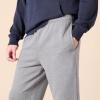 imageAmazon Essentials Mens Fleece Open Bottom Sweatpant Available in Big amp TallLight Grey Heather