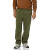imageAmazon Essentials Mens Fleece Open Bottom Sweatpant Available in Big amp TallMilitary Green Abstract Camo
