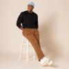 imageAmazon Essentials Mens Fleece Open Bottom Sweatpant Available in Big amp TallToffee Brown